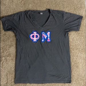 lily pulitzer phi mu stitched letters